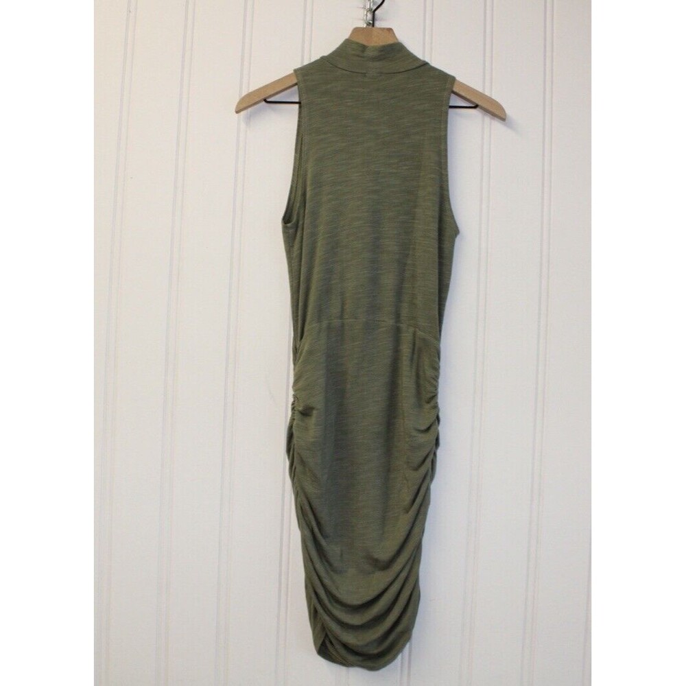 Monrow Supersoft Mock Neck Tank Dress Women's Laurel Green Size S‎ - Picture 11 of 11